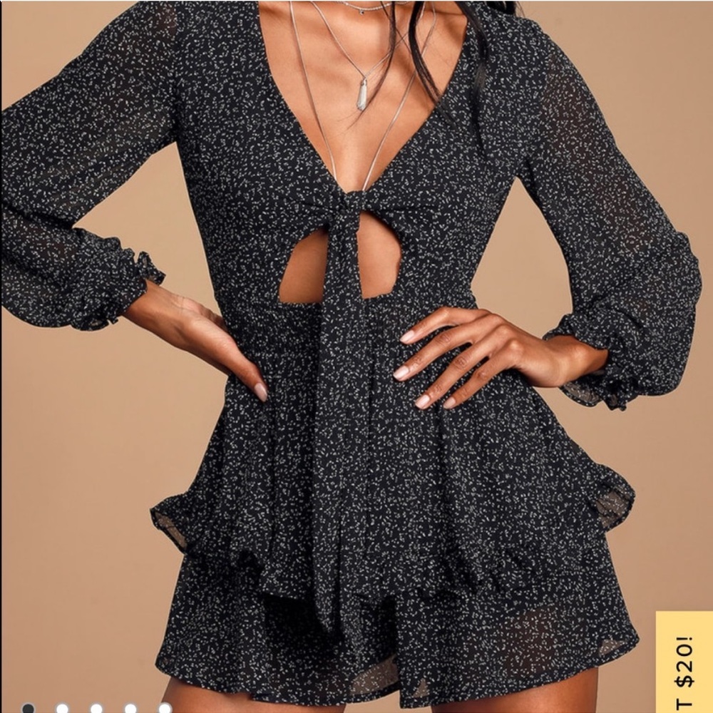 LuLu’s “Cammy Tie-Front Skort Romper”